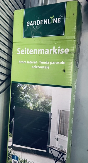 Seitenmarkise  grau 