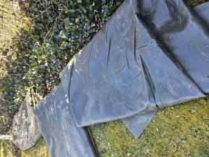 Teichfolie und Vlies