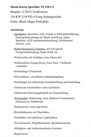 Skoda Karoq Sportline TS 110 1,5 Bild 5