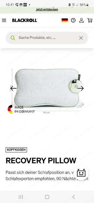 Original Blackroll Recovery Pillow