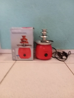 Schokoladenbrunnen Metallic-Rot Bild 5