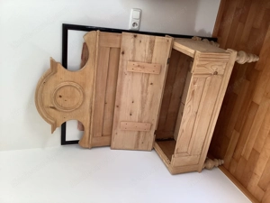 Schranktruhe, Naturholz, Handarbeit