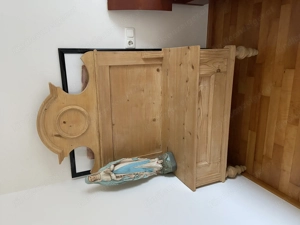 Schranktruhe, Naturholz, Handarbeit Bild 2