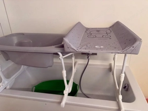 Badewanne - Wickeltisch, Bade-Wickelkombination ab der Geburt Bild 2