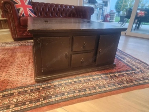 Holztruhe 90x90x46.5cm Bild 2