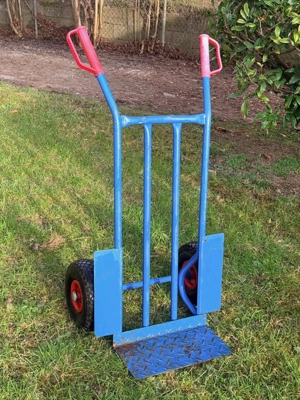 Verkaufe Sackkarren blau