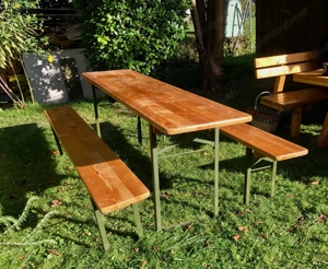 Verkaufe große Biergarnitur  Bild 3