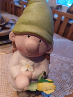 Gartenfigur 45 cm Keramik Bild 2