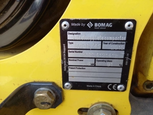 Rüttelplatte Bomag Bild 4