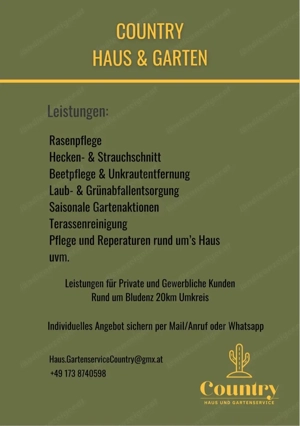 Gartenservice Terrassenreinigung Hausmeister  Bild 2