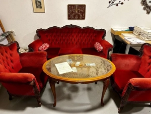 Vintage Chesterfield-Garnitur