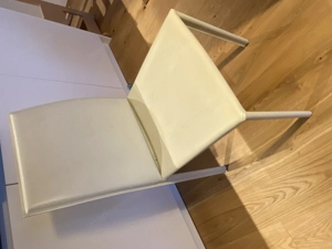 Esstisch Wildeiche massiv 160 90 + 6 Stühle (VB) Bild 4