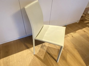 Esstisch Wildeiche massiv 160 90 + 6 Stühle (VB) Bild 5