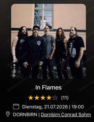 Konzert In Flames, Bleed From Within Bild 2
