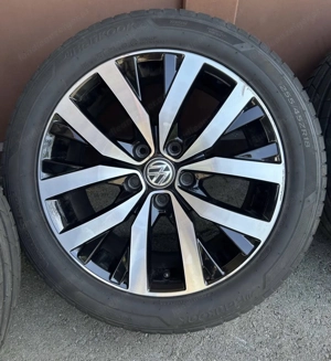 4x Original VW T6 Multivan Sommerräder 255 45R18 mit 18 Zoll Toluca Alufelgen Bild 3