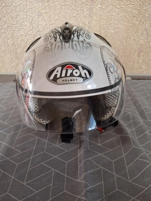 Motorradhelm Gr. M und Handschuhe Gr. S