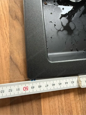 Blanco Spüle Metra XL 6 S 500x1000 mm schwarz "" gebraucht""  (ohne Wasserhahn!!!) Bild 6