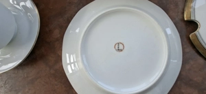 Geschirrset mit Goldrand aus Frankreich "Lorioux" Bild 2