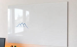 Magnetisches Whiteboard rahmenlos   80   110 cm Bild 2