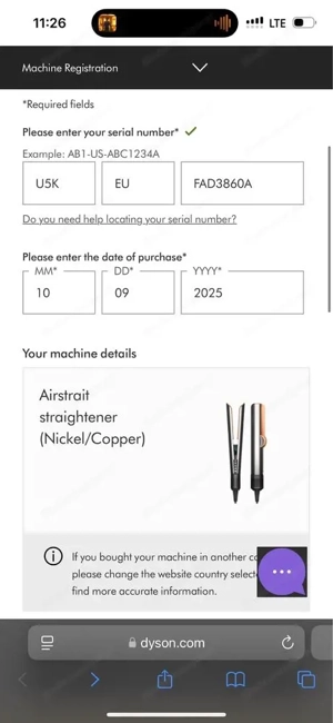 Dyson Airstrait Straitener  Bild 2