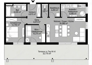 Modernes Wohnen in Egg: Großzügige Wohnung mit beeindruckender 33m  Terrasse Bild 6