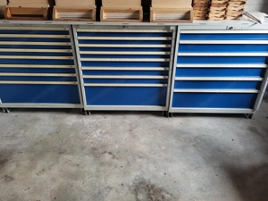 Schubladenschrank mit Abdeckplatte weiß Lista kompatibel  Bild 3