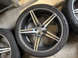 Komplettradsatz Hankook Sommerreifen 245 40 R21 inkl. Alufelgen Bild 5