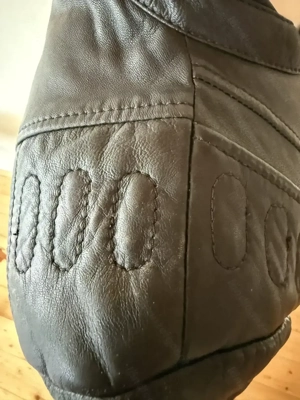 Bikerjacke echt Leder Bild 4