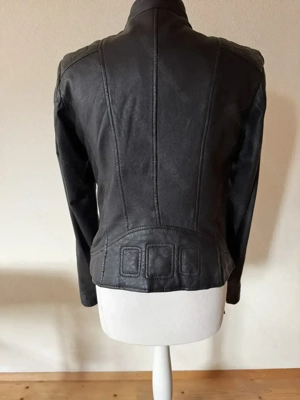 Bikerjacke echt Leder Bild 3