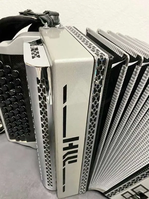 Steirische Harmonika Carbon B Es As Des Neuwertig Bild 2