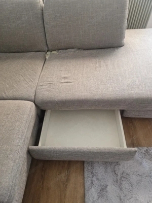 Wohnlandschaft mit ausziehbarer Bettfunktion inkl. Motorfunktion Bild 2