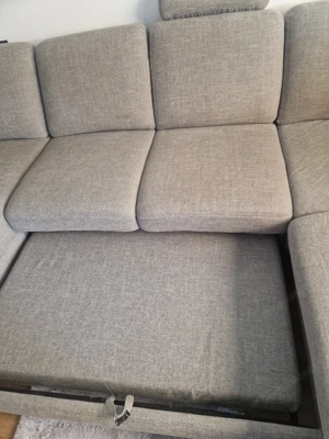 Wohnlandschaft mit ausziehbarer Bettfunktion inkl. Motorfunktion Bild 4