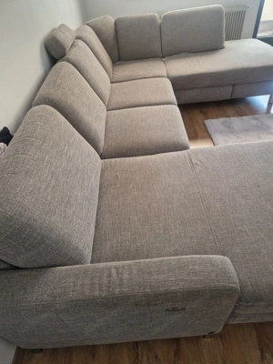 Wohnlandschaft mit ausziehbarer Bettfunktion inkl. Motorfunktion Bild 3