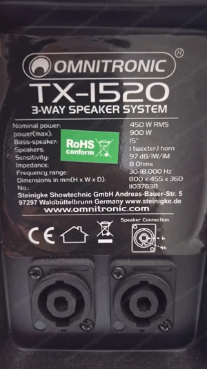 Soundsystem PA Boxen Bild 7