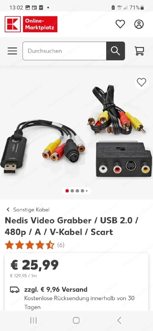 Nedis Video Grabber - VH Converter Bild 2