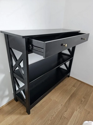 Konsolentisch, schwarz