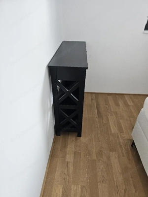 Konsolentisch, schwarz