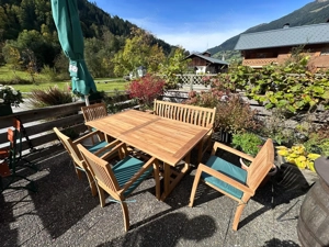 Teakholz Sitzgruppe Gartenmöbel