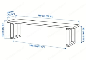 Esstisch Eichefurnier braun 220x100 Bild 5