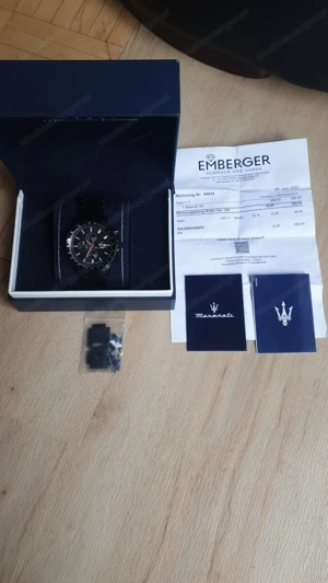 Maserati Uhr Schwarz Herren Bild 2
