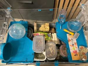 Hamsterkäfig mit Zubehör Bild 2