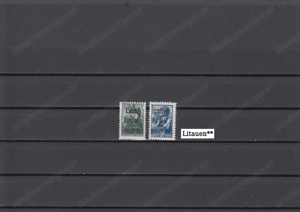 Briefmarken Litauen-Russland Lokalausgaben mit Aufdruck Postfrisch a. 300.- Bild 8