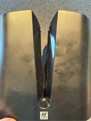 Zwilling V-Edge Messerschärfer + 3 Keramikstäbe (blau  grün  weiß) - guter Zustand Bild 2