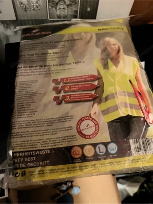 Warnweste für Erwachsene NEU