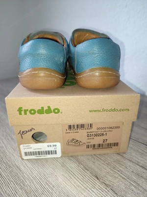 FRODDO Barefoot Halbschuhe Größe 27 blau Bild 2