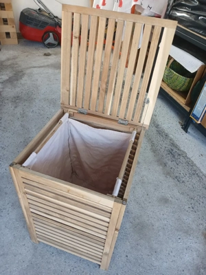 Wäschekorb Schmutzwäschekorb Bambus  Bild 3