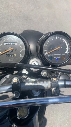 XT 500 Yamaha Silbertank mit Goldfelgen Bild 2