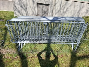 Absperrgitter, Bauzaun 6 Stk, ca 15m länge
