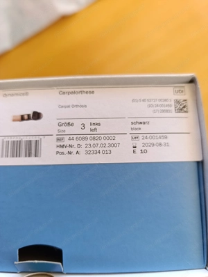 Carpalorthese   Ruhigstellung des Handgelenks NEU  UNGEBRAUCHT Bild 4