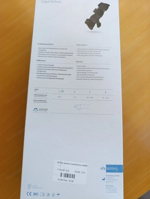 Carpalorthese   Ruhigstellung des Handgelenks NEU  UNGEBRAUCHT Bild 2